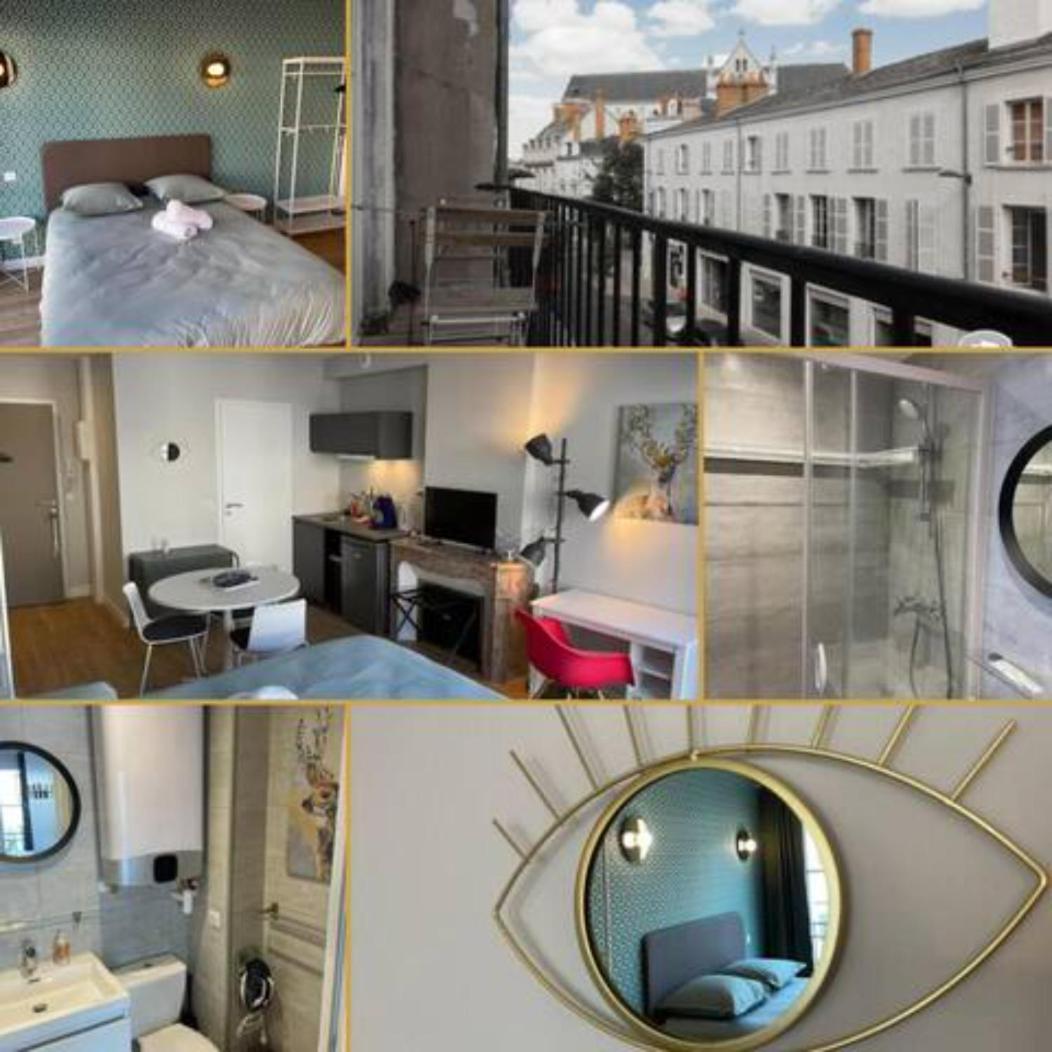 Ferienwohnung Chaleureux Studio * Neuf * Hypercentre * Wifi * Orléans Exterior foto